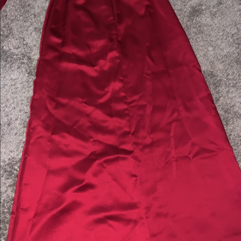 Crop top prom dress